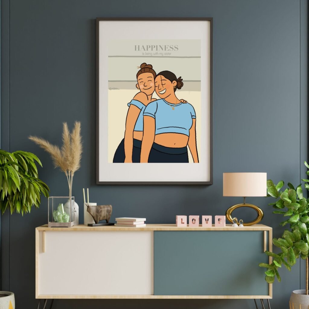 happiness is being with my sister