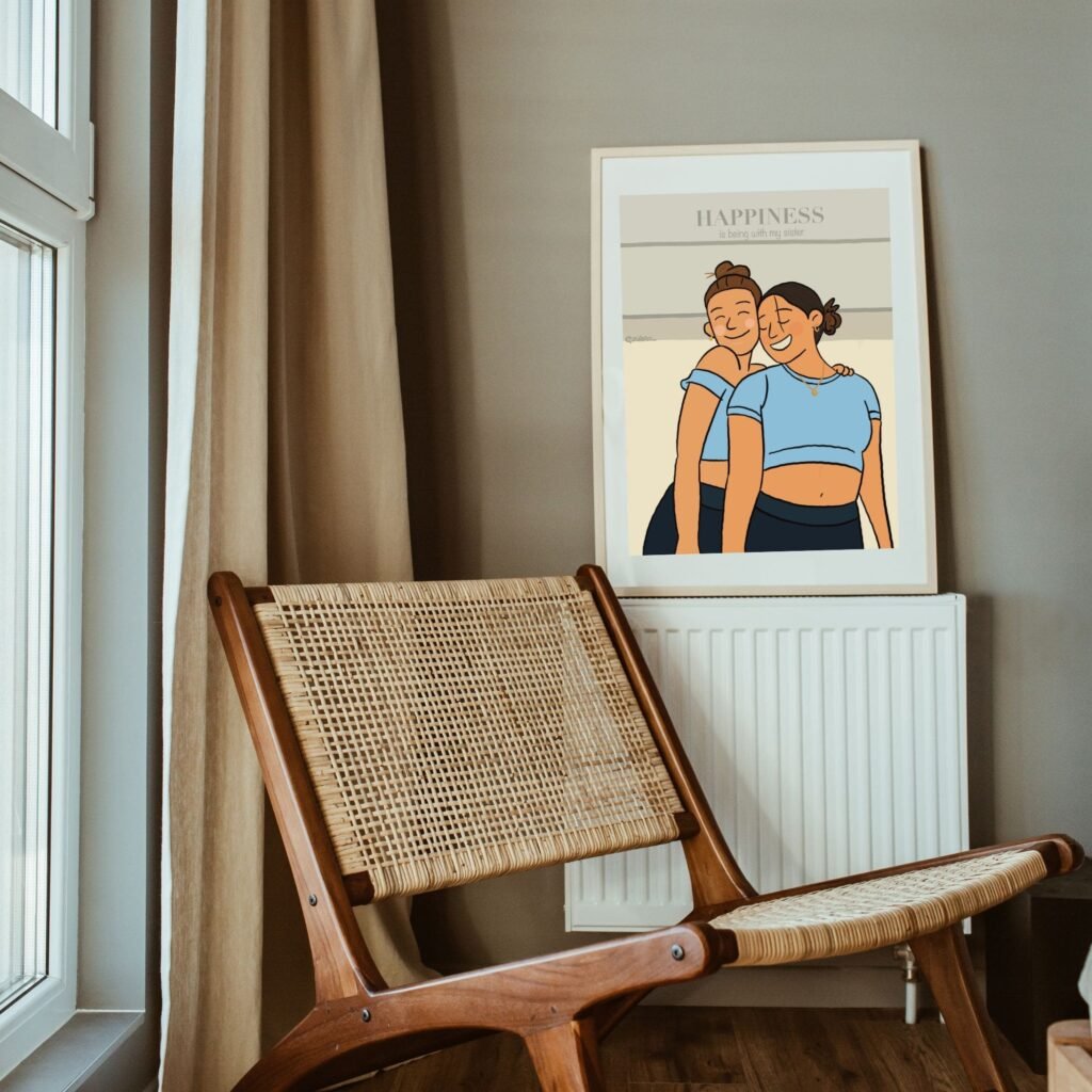 happiness is being with my sister