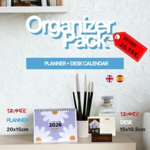 ORGANIZER PACK calendar 2026